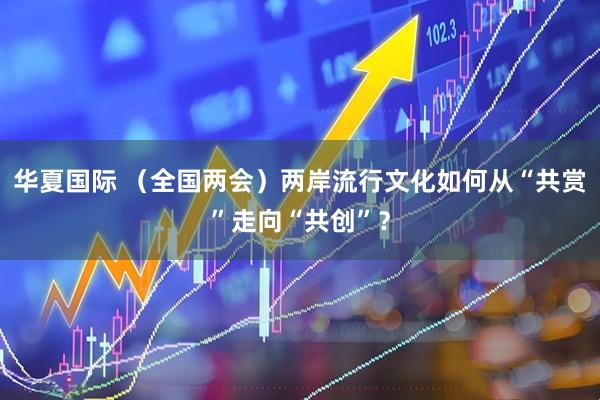 华夏国际 （全国两会）两岸流行文化如何从“共赏”走向“共创”？