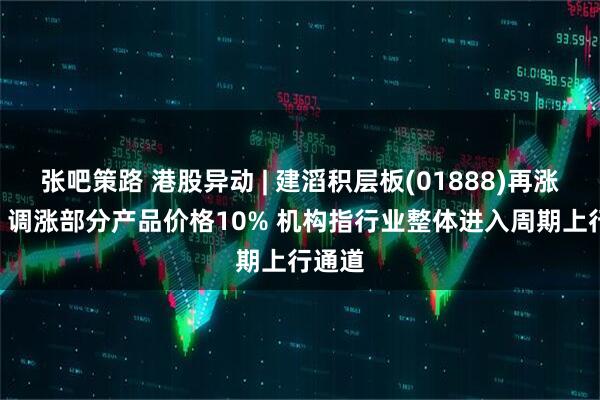 张吧策路 港股异动 | 建滔积层板(01888)再涨超4% 调涨部分产品价格10% 机构指行业整体进入周期上行通道
