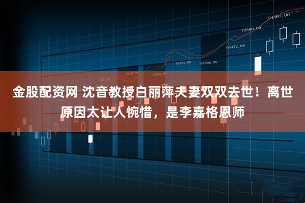 金股配资网 沈音教授白丽萍夫妻双双去世！离世原因太让人惋惜，是李嘉格恩师